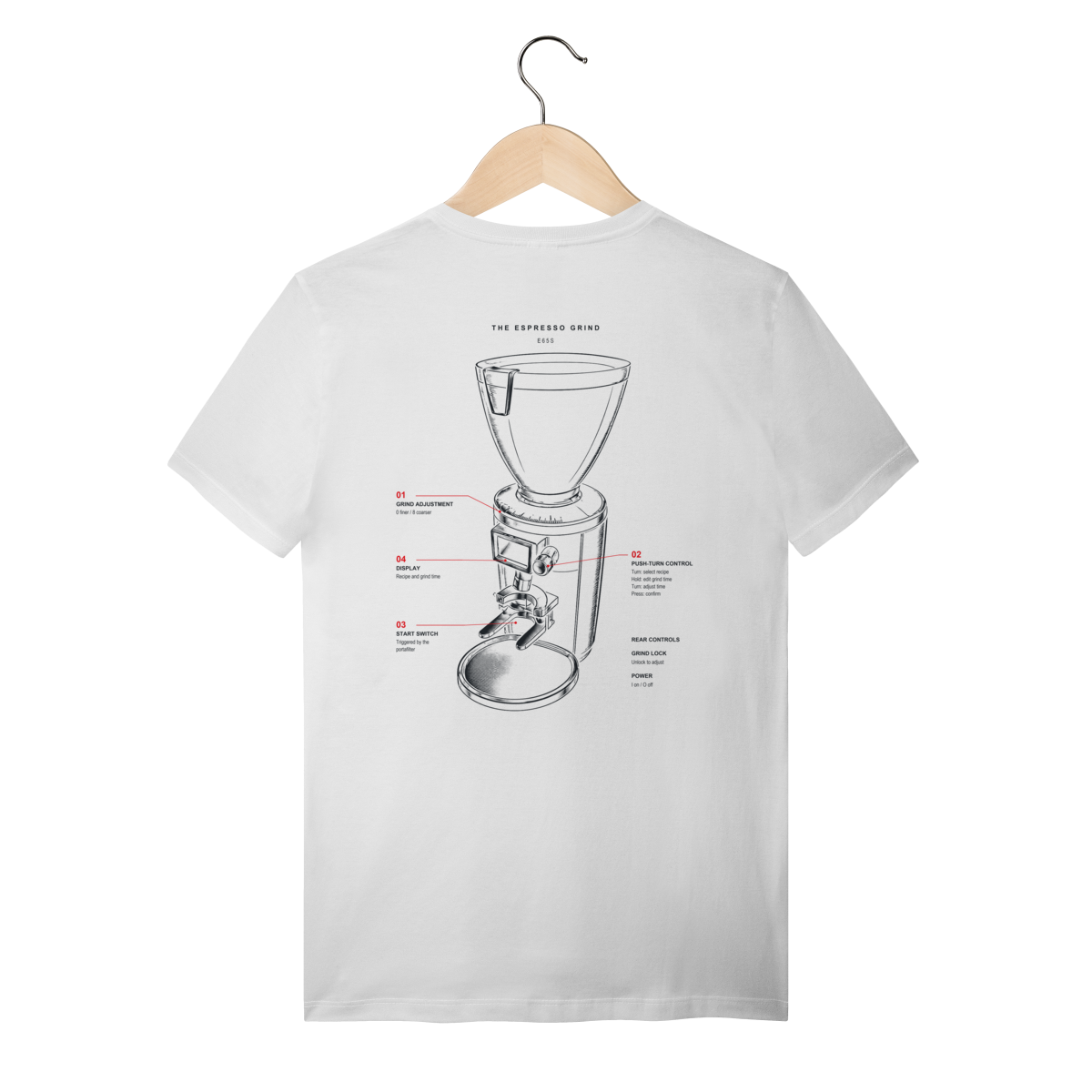 Camiseta E65S Mr. Black Café — foto 5