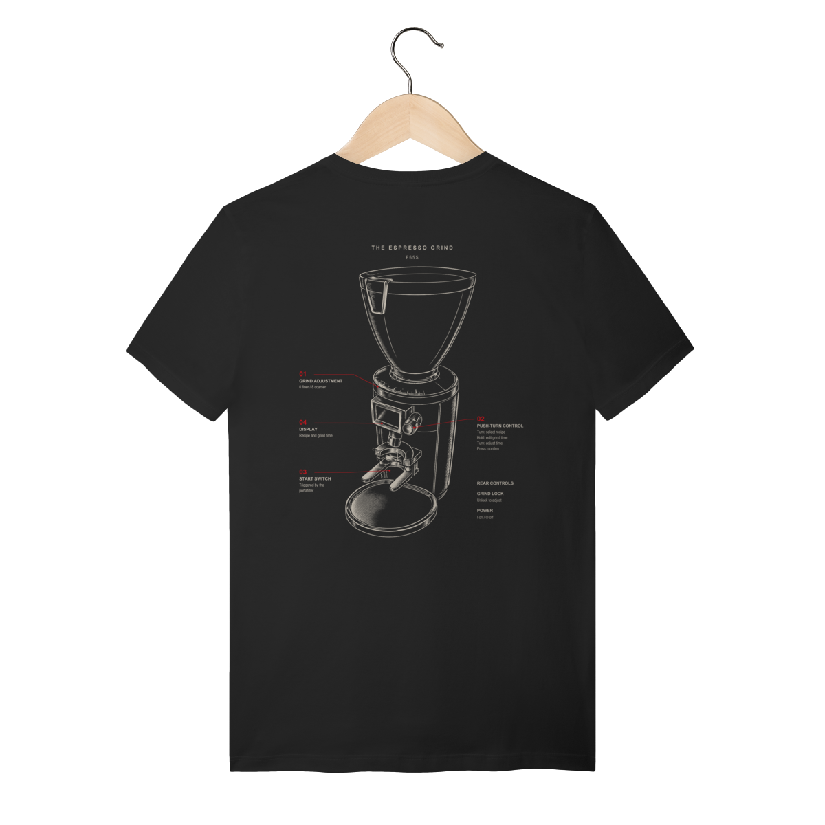 Camiseta E65S Mr. Black Café — foto 3