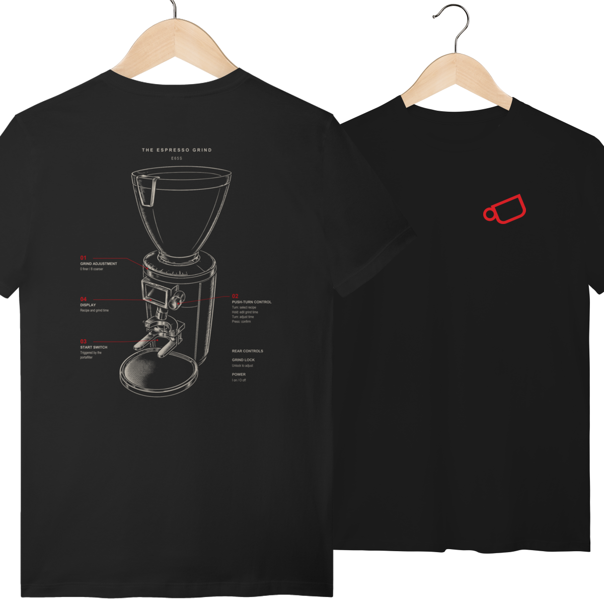 Camiseta E65S Mr. Black Café — foto 10